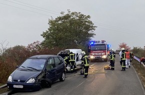 Polizeidirektion Neustadt/Weinstraße: POL-PDNW: (Haßloch) Verkehrsbehinderungen nach Unfall mit vier Autos