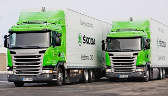 Skoda Auto Deutschland GmbH: SKODA setzt bei Transport und Logistik auf umweltfreundliche Lösungen