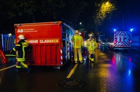 Feuerwehr Gladbeck: FW-GLA: Brand in einem Gewerbeobjekt