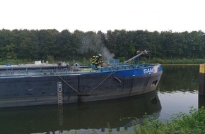 Feuerwehr Oberhausen: FW-OB: Schiffsführer meldet Brandrauch auf Tankschiff in Oberhausen Dellwig