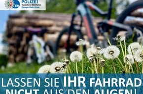 Kreispolizeibehörde Ennepe-Ruhr-Kreis: POL-EN: Lassen Sie Ihr Fahrrad nicht aus den Augen