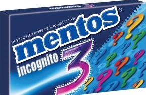 CFP Brands Süßwarenhandels GmbH & Co. KG: Superheld in geheimer Mission / Mentos Chewing Gum "3" Incognito - Identität: top secret (BILD)