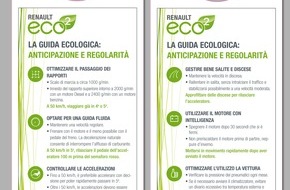 Renault Suisse SA: Campagna d'informazione di Renault per la Giornata mondiale dell'ambiente 2009 - la tutela dell'ambiente di Renault, diretta ed efficiente