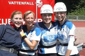 Deutscher Feuerwehrverband e. V. (DFV): In Böblingen purzeln die Feuerwehr-Rekorde / Deutsche Meisterschaften mit drei neuen Bestzeiten im Sportwettbewerb