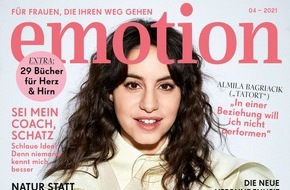 EMOTION Verlag GmbH: Schauspielerin Almila Bagriacik: "Frauen zu suggerieren, die Tatsache, dass sie einmal im Monat menstruieren, sei eine Art Handicap - das finde ich frech"
