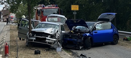 Polizeiinspektion Kusel und Polizeiwache Sch&ouml;nenberg-K&uuml;belberg: POL-PIKUS: Verkehrsunfall B423 mit Verletzten
