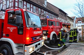 FW-CW: Update zu Brand in Werkstatt -Zahlreiche Glutnester gelöscht-