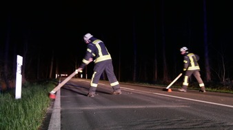 Freiwillige Feuerwehr Celle: FW Celle: Arbeitsintensive Nacht für die Feuerwehr Westercelle!