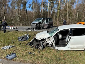 KFV Bodenseekreis: B31: Zwei Verletzte nach Frontalkollision