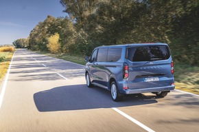 Le tout nouveau Ford Tourneo Custom propose neuf sièges configurables, une technologie de premier plan et un confort pullman.