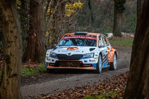 ACI Rallye Monza: ŠKODA Fahrer entscheiden Titelkampf in der WRC2-Teamweltmeisterschaft