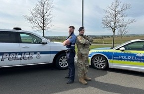 Polizeidirektion Wittlich: POL-PDWIL: "Ride Along" der Polizei Bitburg und den Security Forces der Air Base Spangdahlem