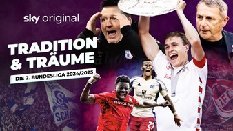 Sky Deutschland: "Tradition & Träume: Die 2. Bundesliga 2024/2025"- Neue Sky Original Doku zeigt die spektakulärste Zweitliga-Saison aller Zeiten hautnah