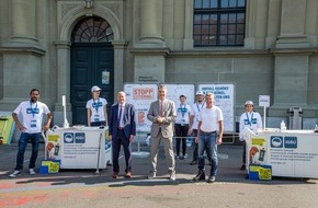 IG saubere Umwelt IGSU: Medienmitteilung: "Gemeinsam gegen Littering: Politik und Volk spannen zusammen"