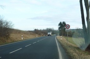 Polizeiinspektion Northeim: POL-NOM: 60 km/h zwischen Osterode und Dorste/ Unfallbekämpfung im Landkreis Osterode