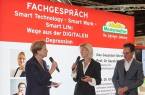 Mestemacher GmbH: "Smombies" - Digitale Kompetenz statt digitale Depression / Expertengespräch bei Mestemacher auf der ANUGA Messe 2017 in Köln