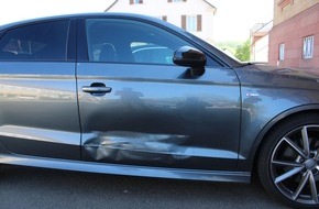 Polizeidirektion Kaiserslautern: POL-PDKL: Fahrzeug beschädigt, Zeugen gesucht