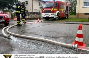 Feuerwehr München: FW-M: Starkregenereignis (Stadtgebiet) - 2. Update -