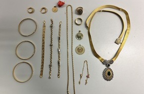 Hauptzollamt Stuttgart: HZA-S: Goldschmuck im Wert von rund 18.000 Euro sichergestellt / Stuttgarter Zoll stoppt Schmugglerin aus der Türkei