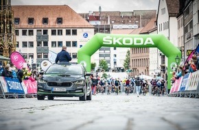 Skoda Auto Deutschland GmbH: ŠKODA unterstützt die Premiere des Jedermann-Radrennens Brezel Race Stuttgart & Region