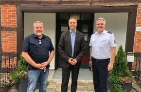 Polizeiinspektion Hildesheim: POL-HI: Antrittsbesuch beim Bürgermeister der Gemeinde Holle