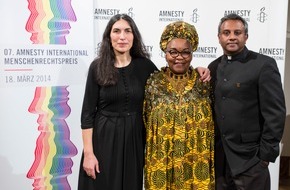 Amnesty International: Amnesty Deutschland ehrt Alice Nkom aus Kamerum mit dem 7. Menschenrechtspreis (FOTO)