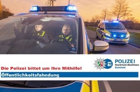 Polizei Bielefeld: POL-BI: Aktualisierte Öffentlichkeitsfahndung nach jungem Tatverdächtigen wegen Raub auf Seniorin