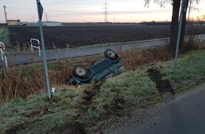 Polizeidirektion Ludwigshafen: POL-PDLU: Verkehrsunfall aufgrund von Glatteis