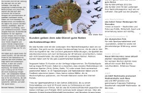 news aktuell (Schweiz) AG: sda-Newsletter: Eventfotografie, beste Social Media-Kampagne und gute Noten für die sda