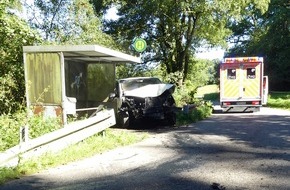 Kreispolizeibehörde Oberbergischer Kreis: POL-GM: Zwei Verletzte bei Unfall mit Transporter