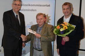 Polizeiinspektion Hameln-Pyrmont/Holzminden: POL-HOL: Gerd Bock ist der Träger des Zivilcouragepreises 2018
