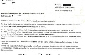 Polizeipräsidium Rostock: POL-HRO: Mutmaßliche Betrugsschreiben - Kriminalpolizei Wismar leitet Ermittlungen ein
