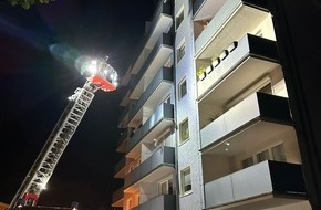 Feuerwehr Helmstedt: FW Helmstedt: Wohnungsbrand im Hochhaus