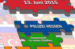 Polizeipräsidium Frankfurt am Main: POL-F: 150612 - 441 Frankfurt - Innenstadt:  Berufsinformationstag der hessischen Polizei am 13.06.2015, 12.00 bis 18.00 Uhr am Roßmarkt - Höhe Gutenbergdenkmal