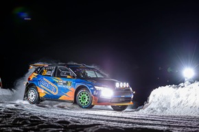 Rallye Schweden: Sechs Škoda Fabia RS Rally2-Crews holen WM-Punkte in der WRC2-Kategorie