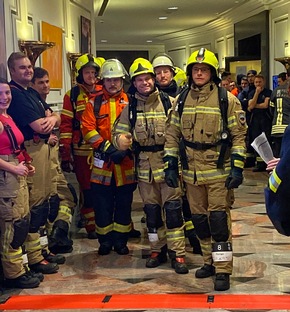 FW Konstanz: Feuerwehr Konstanz erfolgreich beim Ulmer Treppenlauf