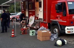 Feuerwehr Plettenberg: FW-PL: Plettenberg/Altena. Plettenberger Einsatzkräfte unterstützen bei Waldbrand in Altena.