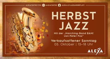 B.C Neumann PR: Pressemitteilung: ALEXA lädt zum exklusiven Sonntagsshopping mit Herbstjazz ein