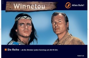 Kabel Eins: Winnetou und Old Shatterhand reiten wieder! Kabel 1 schaltet große Plakat- und On-Air-Kampagne zum Start der 9-teiligen "Winnetou-Reihe"!