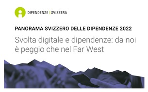 Sucht Schweiz / Addiction Suisse / Dipendenze Svizzera: Il Panorama svizzero delle dipendenze/ Svolta digitale e dipendenze: da noi è peggio che nel Far West / EMBARGO: 9 marzo 2022, 5.00 a.m