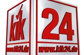 KiK Textilien und Non-Food GmbH: www.kik24.de - KiK eröffnet Online-Shop und erschließt neuen Vertriebskanal (BILD)