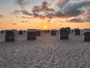 Strandkörbe in St. Peter-Ording ab sofort wieder online  buchbar – mit Platzwahl wie im Kino