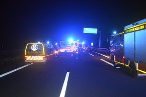 POL-STD: Fünf Autoinsassen bei Unfall auf der Autobahn 26 verletzt