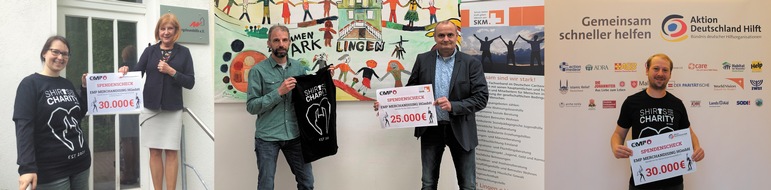 E.M.P. Merchandising HGmbH: EMP: "Shirts for Charity"-Aktion spielt hohe fünfstellige Spendensumme ein