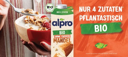 Danone DACH: Alpro bringt Bio-Genuss in den Fachhandel: Neue Produktlinie "Alpro Bio" ab August erhältlich