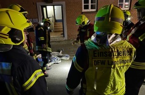Feuerwehr Flotwedel: FW Flotwedel: Von der Übungslage zum Einsatz - Feuerwehren rücken zu Küchenbrand aus