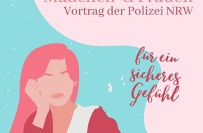 Kreispolizeibehörde Kleve: POL-KLE: Kreis Kleve - "Gewalt gegen Mädchen und Frauen": Vortragsangebot der AWO in Kooperation mit der Kreispolizeibehörde Kleve