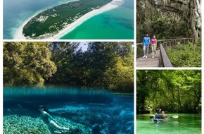 VISIT FLORIDA: Von smaragdgr&uuml;nen Quellen bis zu gesch&uuml;tzten K&uuml;stenlandschaften: Floridas authentische Naturerlebnisse entdecken