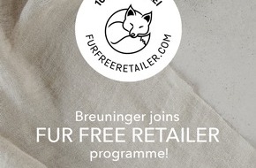 E.Breuninger GmbH & Co.: Breuninger joins Fur Free Retailer programme / Renunciation of real fur: product ranges successfully transformed