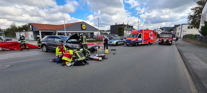 Feuerwehr Gevelsberg: FW-EN: Verkehrsunfall auf der Rosendahler Straße